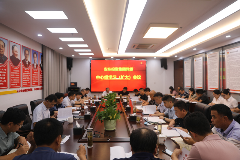 集团党委召开党委理论学习中心组学习(扩大)会议